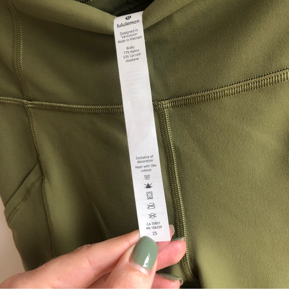 Lululemon Fast and Free HR 25” nulux Tight leggings | Sz 2 - Picture 11 of 15